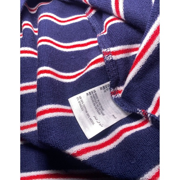 NWOT. Charter Club Womens‎ Medium Striped Dress Drawstring Waist Pockets - Picture 6 of 6